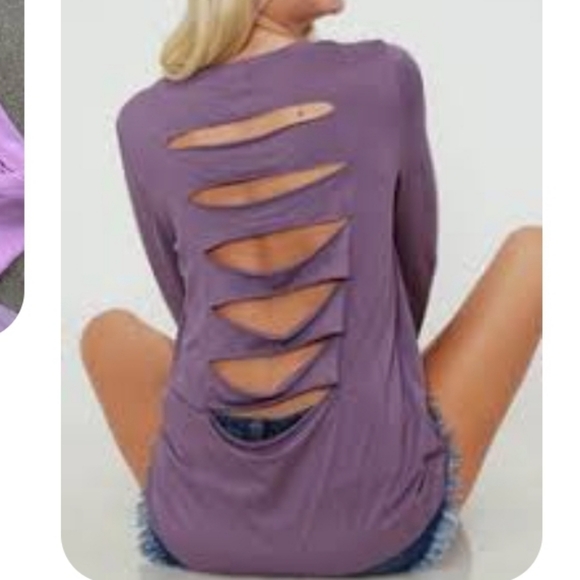 Ocean Drive Summertime Pullover Lavender Size S - Picture 9 of 11